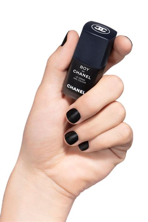 matte black nail varnish chanel|Chanel nail color 404.